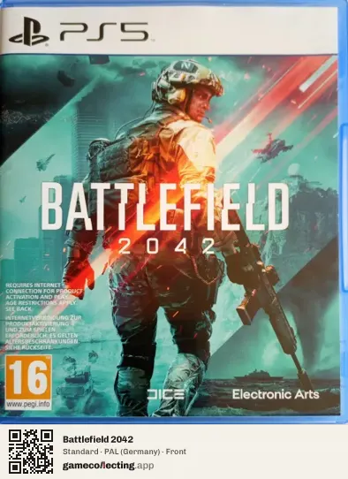 Battlefield 2042 PlayStation 5, Germany box front