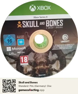 Skull and Bones Xbox Series X, PAL disc