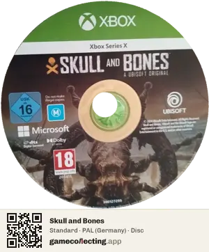 Skull and Bones Xbox Series X, PAL disc