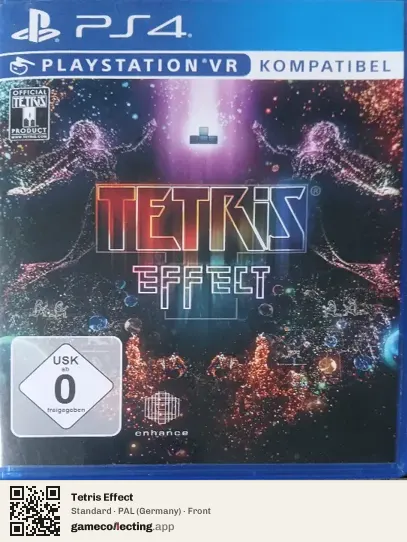 Tetris Effect PlayStation 4, Germany box front