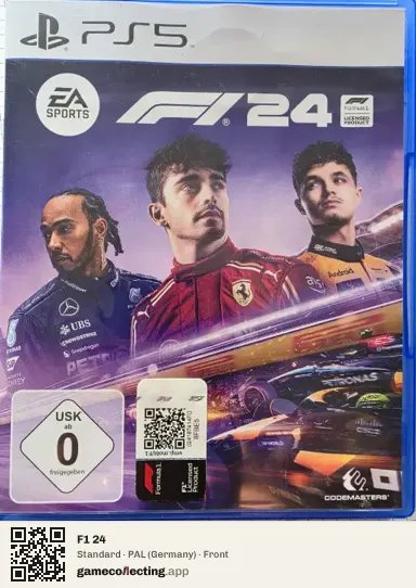 F1 24 PlayStation 5, Germany box front