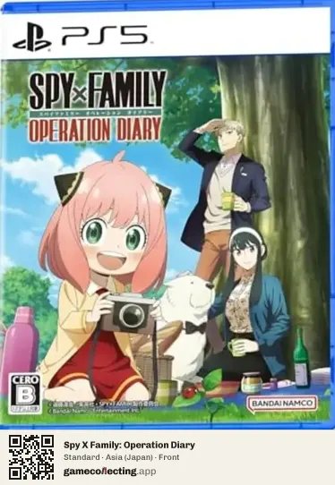 Spy X Family: Operation Diary PlayStation 5, Asia box front