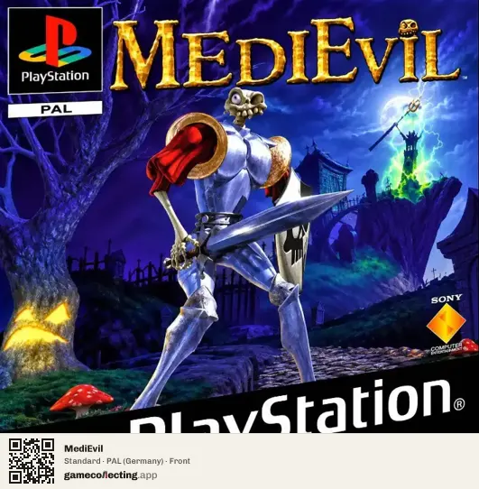 MediEvil PlayStation, Germany box front
