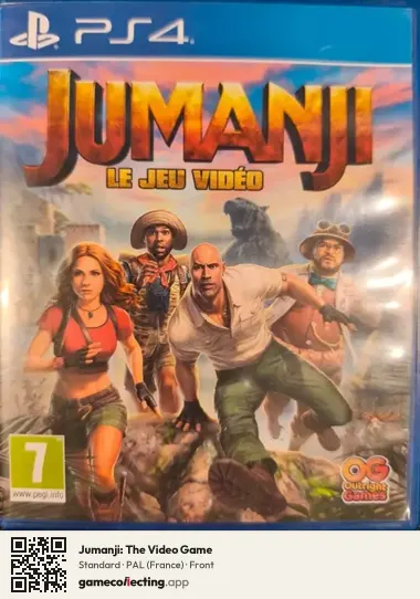 Jumanji: The Video Game PlayStation 4, France box front