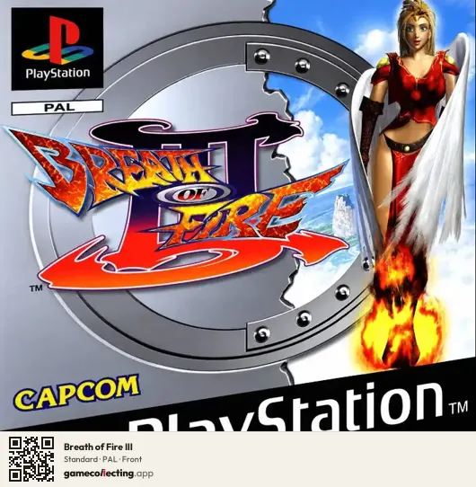 Breath of Fire III PlayStation, PAL box front