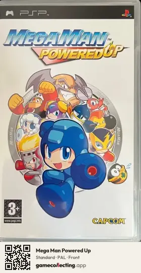 Mega Man Powered Up PlayStation Portable, PAL box front