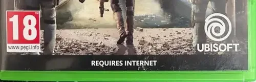 Tom Clancy's The Division 2, the PEGI square on its front