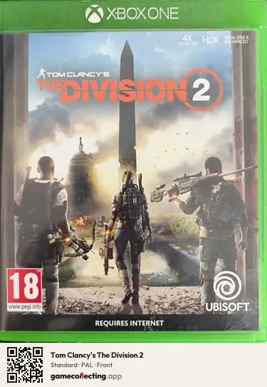Tom Clancy's The Division 2 Xbox One, PAL box front