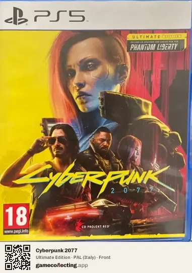Cyberpunk 2077 PlayStation 5, Italy box front