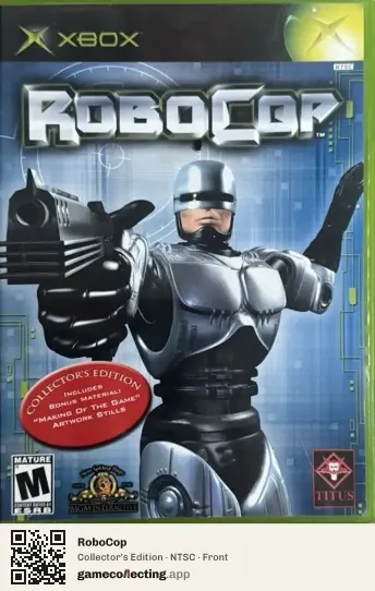 RoboCop Xbox, NTSC box front