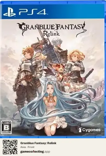 Granblue Fantasy: Relink PlayStation 4, Asia box front