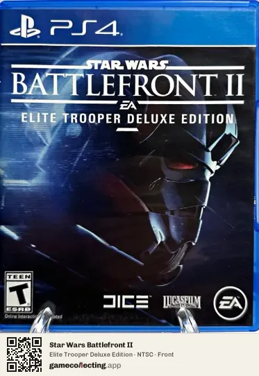 Star Wars Battlefront II PlayStation 4, NTSC box front