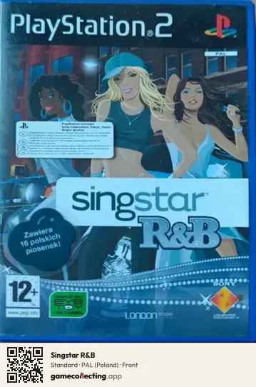 Singstar R&B PlayStation 2, Poland box front