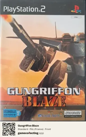 Gungriffon Blaze PlayStation 2, France box front