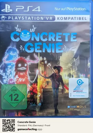 Concrete Genie PlayStation 4, Germany box front