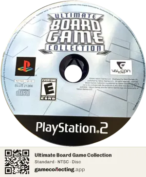 Ultimate Board Game Collection PlayStation 2, NTSC disc