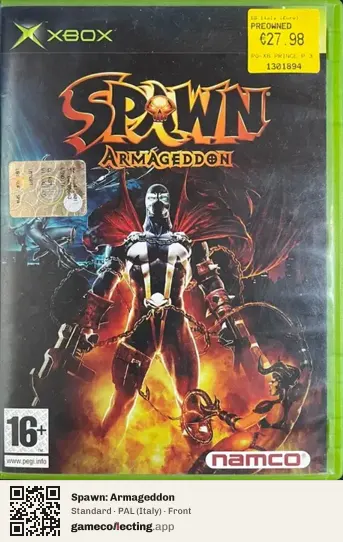 Spawn: Armageddon Xbox, Italy box front