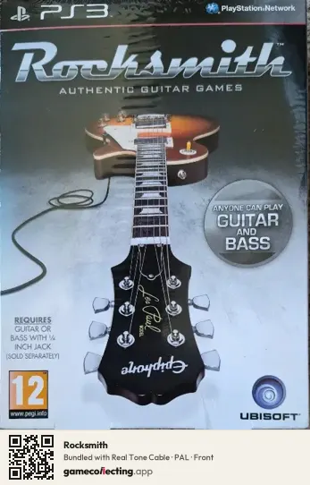 Rocksmith PlayStation 3, PAL box front