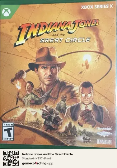 Indiana Jones and the Great Circle Xbox Series X, NTSC box front