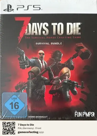 7 Days to Die PlayStation 5, Germany box front