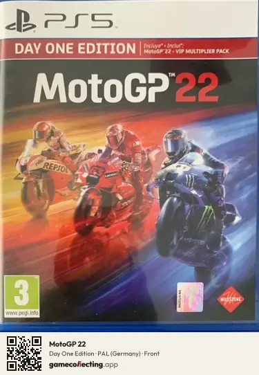 MotoGP 22 PlayStation 5, Germany box front