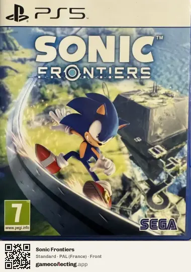 Sonic Frontiers PlayStation 5, France box front