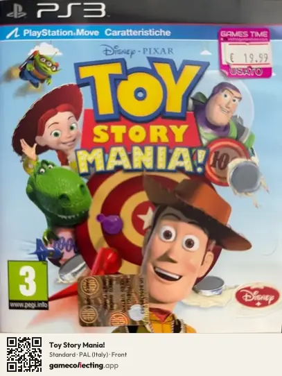 Toy Story Mania! PlayStation 3, Italy box front