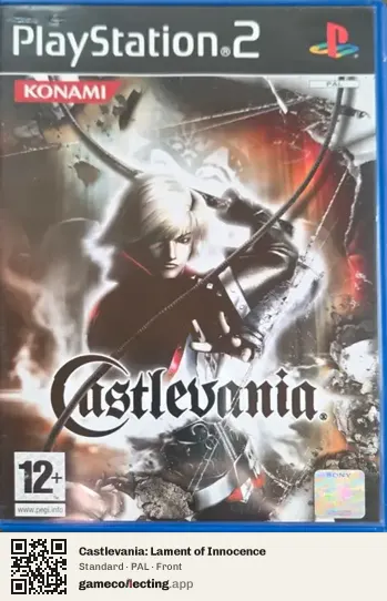 Castlevania: Lament of Innocence PlayStation 2, PAL box front