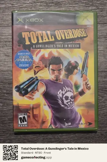 Total Overdose: A Gunslinger's Tale in Mexico Xbox, NTSC box front