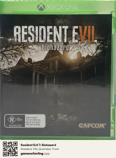 Resident Evil 7: Biohazard Xbox One, Australia box front