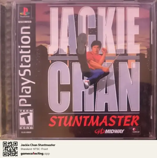 Jackie Chan Stuntmaster PlayStation, NTSC box front