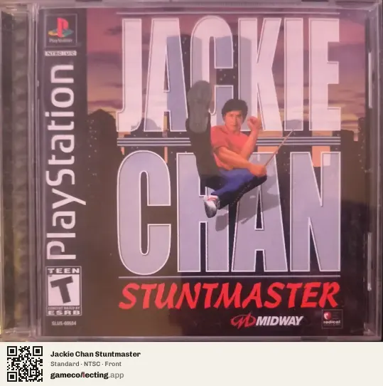 Jackie Chan Stuntmaster PlayStation, NTSC box front