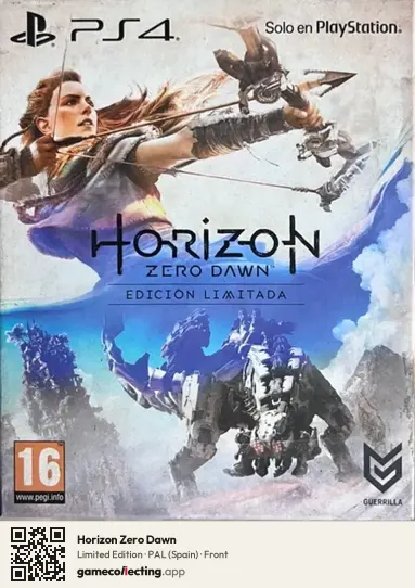 Horizon Zero Dawn PlayStation 4, Spain box front