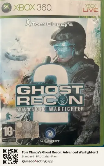 Tom Clancy's Ghost Recon: Advanced Warfighter 2 Xbox 360, Italy box front