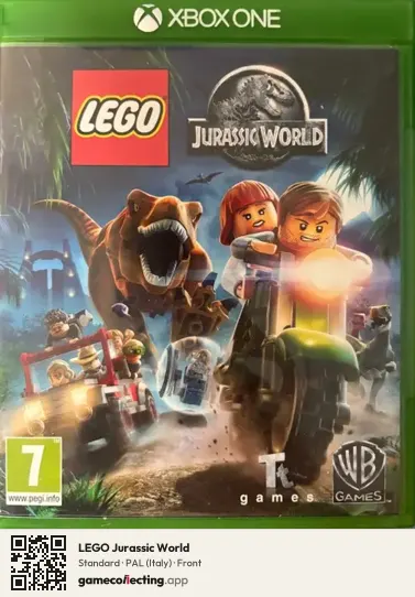 LEGO Jurassic World Xbox One, Italy box front