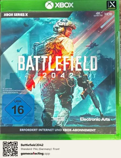 Battlefield 2042 Xbox Series X, Germany box front
