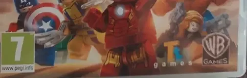 LEGO Marvel Super Heroes, the PEGI square on its front