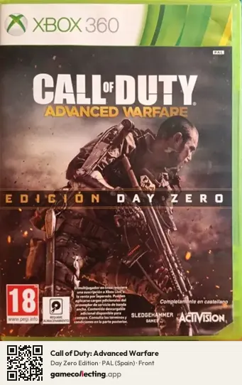 Call of Duty: Advanced Warfare Xbox 360, Spain box front