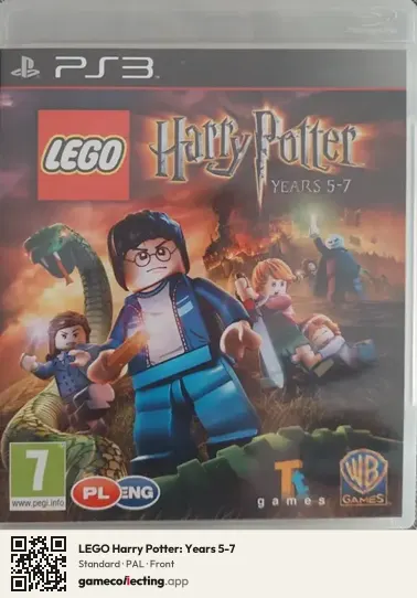 LEGO Harry Potter: Years 5-7 PlayStation 3, PAL box front