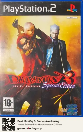 Devil May Cry 3: Dante's Awakening PlayStation 2, Nordic countries box front