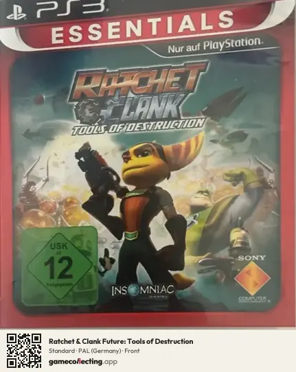 Ratchet & Clank Future: Tools of Destruction PlayStation 3, Germany box front