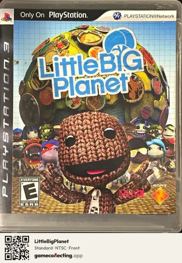 LittleBigPlanet PlayStation 3, NTSC box front