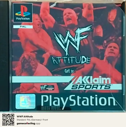 WWF Attitude PlayStation, Germany box front