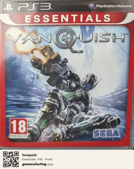 Vanquish PlayStation 3, PAL box front