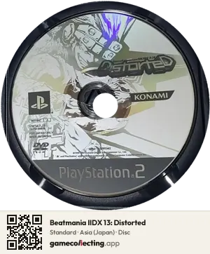 Beatmania IIDX 13: Distorted PlayStation 2, Asia disc