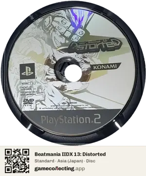 Beatmania IIDX 13: Distorted PlayStation 2, Asia disc