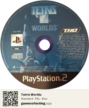 Tetris Worlds PlayStation 2, PAL disc