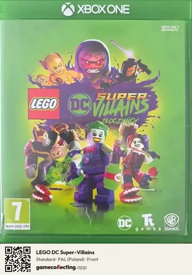LEGO DC Super-Villains Xbox One, Poland box front