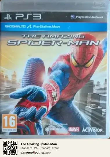 The Amazing Spider-Man PlayStation 3, France box front