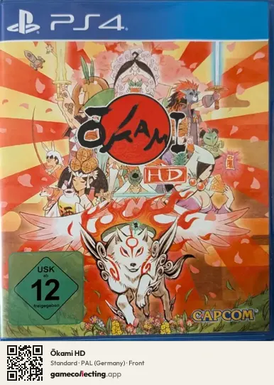 Ōkami HD PlayStation 4, Germany box front
